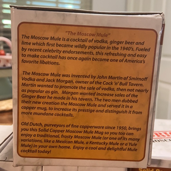 ODI Dining Odi The Original Moscow Mule Mug Set Of 4 Poshmark